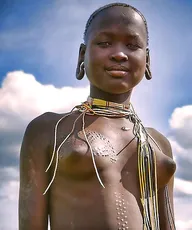 afrikanische mädchen nackt